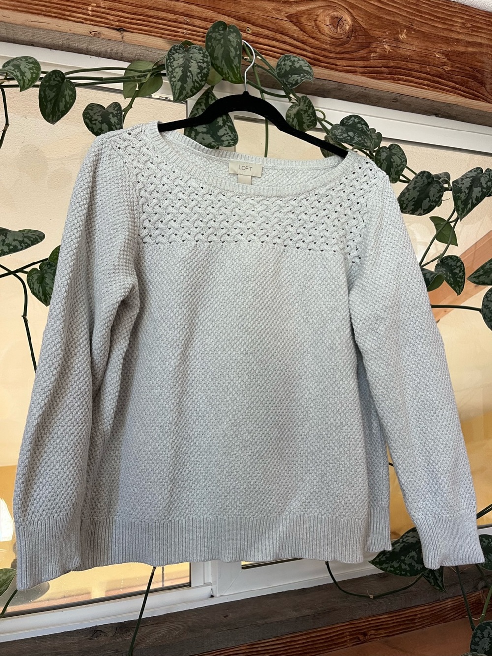 LOFT 100% cotton sweater XL